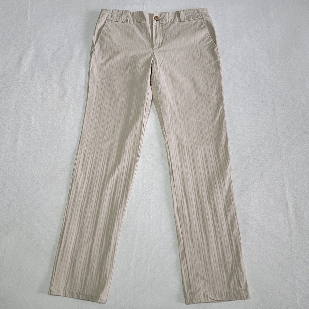 Gap Straight Leg Pants Khaki Women 6 Preppy Academia Business Casual Minimalist